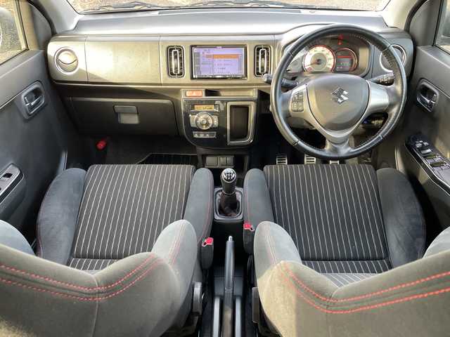 スズキ アルト ワークス 新潟県 2016(平28)年 9.8万km スチールシルバーM 4WD/社外SDナビ(AVN134M)/CD/ワンセグテレビ/ETC/ドライブレコーダー/スマートキー/プッシュスタート/キセノンヘッドライト/オートライト/フォグランプ/純正15インチアルミホイール