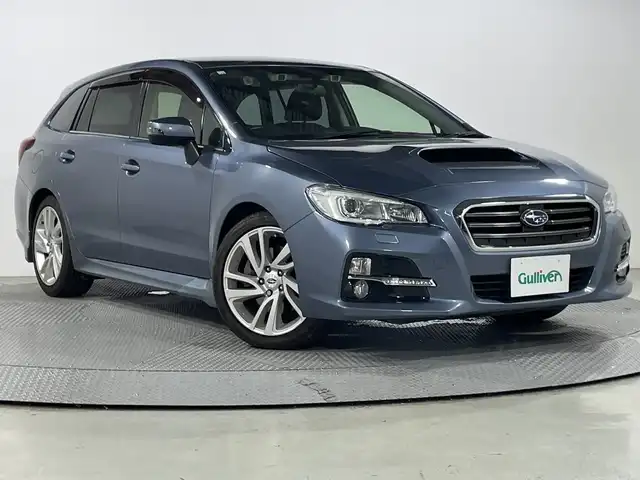 スバル レヴォーグ 1．6GT アイサイト Sスタイル 広島県 2015(平27)年 5.9万km スティールブルーグレーM 禁煙車/純正ナビ/バックカメラ/シートヒーター/パワーシート/レーダークルーズコントロール/ＥＴＣ/ドラレコ/踏み間違い防止/衝突軽減/レーンキープ/オートライト/パドルシフト/ＬＥＤヘッドライト/フルセグTV/純正18インチアルミホイール(225/45/R18)/エアバッグ(運転席/助手席/サイド/カーテン)