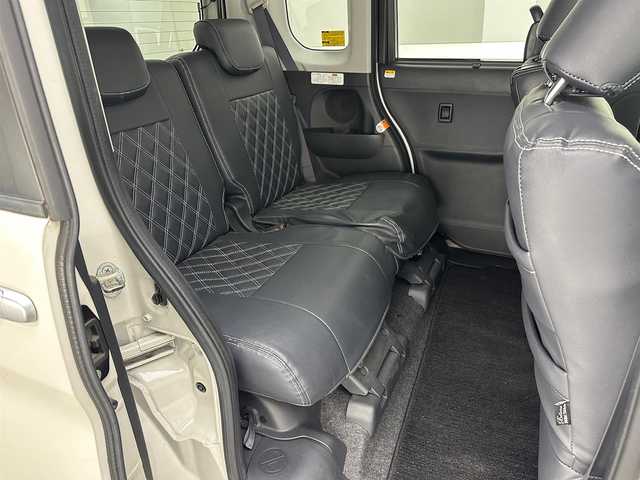 ダイハツ タント カスタム X トップED SA 兵庫県 2015(平27)年 5.5万km パールホワイトⅢ 純正8インチSDナビ　（ダイハツ　NSZN-W650）/（CD、DVD、AM/FM、BT、SD、HDMI、フルセグ）/バックカメラ/両側パワースライドドア/社外ETC/アイドリングストップ/レザー調シートカバー/電動格納ミラー/ウィンカーミラー/ドアバイザー/純正フロアマット/オートライト/プッシュスタート/スマートキー/純正14インチAW/LEDヘッドライト