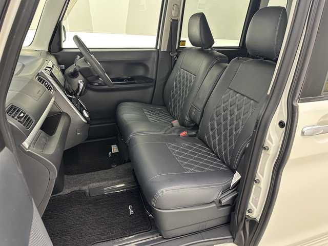 ダイハツ タント カスタム X トップED SA 兵庫県 2015(平27)年 5.5万km パールホワイトⅢ 純正8インチSDナビ　（ダイハツ　NSZN-W650）/（CD、DVD、AM/FM、BT、SD、HDMI、フルセグ）/バックカメラ/両側パワースライドドア/社外ETC/アイドリングストップ/レザー調シートカバー/電動格納ミラー/ウィンカーミラー/ドアバイザー/純正フロアマット/オートライト/プッシュスタート/スマートキー/純正14インチAW/LEDヘッドライト