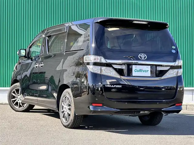 トヨタ ヴェルファイア 2．4X 宮城県 2014(平26)年 6.8万km ブラック 純正ナビ/(フルセグTV/CD/SD/BT)/バックカメラ/サンルーフ/フリップダウンモニター/ミラー一体型ドライブレコーダー/ビルトインETC/クリアランスソナー/デュアルオートエアコン/MTモード付AT/ステアリングスイッチ/オートライト/ふらつき防止/プッシュスタート＆スマートキー/ウインカー付き電動格納ミラー/ドアバイザー/純正フロアマット/HIDヘッドライト/フォグランプ/社外17インチAW