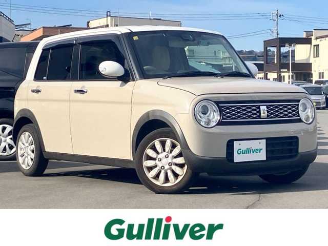 スズキ ラパン X 静岡県 2020(令2)年 5.4万km フォーンベージュメタリック/ホワイト2トーンルーフ エンジンスタートボタン/パワーステアリング/パワーウィンドウ/ワンオーナー/アイドリングストップ/スマートキー/スペアキー1本/オートエアコン/ＥＴＣ/バックカメラ/ＳＤナビ（ＣＤ／ＤＶＤ／ＢＴ／フルセグ）/ドライブレコーダー2カメラ式/ベンチシート/純正フロアマット/布シート/前席シートヒーター/純正アルミホイール/ＡＢＳ/横滑り防止装置/コーナーセンサー/レーンキープアシスト/盗難防止装置/オートライト/オートマチックハイビーム/Ｗエアバッグ/衝突軽減システム
