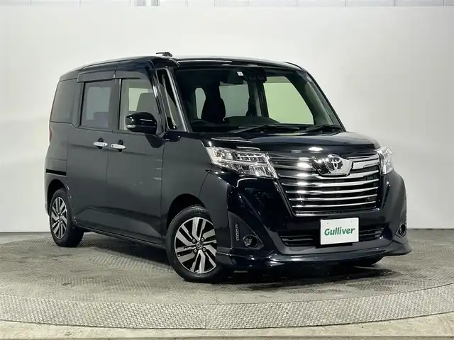 トヨタ ルーミー カスタムG 大阪府 2020(令2)年 3.2万km ブラックマイカメタリック 純正ナビ　ワンセグ　バックカメラ　衝突軽減　オートハイビーム　LEDヘッドライト　フォグ　オートライト　スマートキー　プッシュスタート　純正15インチアルミ　コーナーセンサー　クルーズコントロールアイドリングストップ　両側パワースライドドア