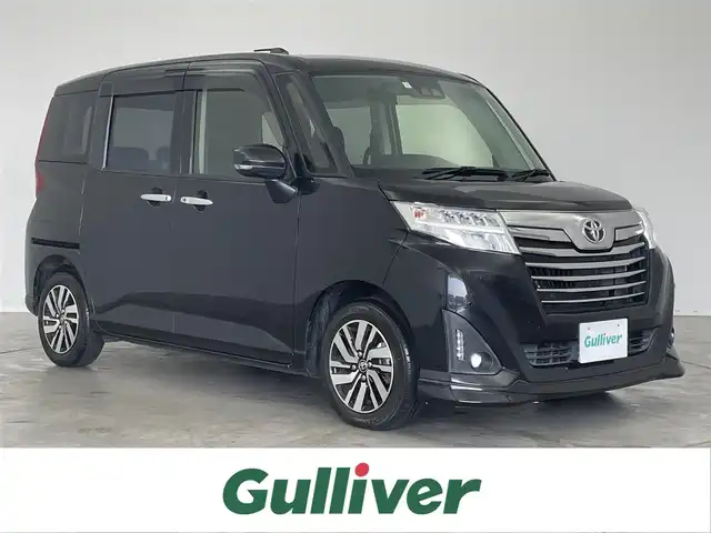 トヨタ ルーミー カスタムG 埼玉県 2020(令2)年 3.2万km ブラックマイカメタリック 純正ナビ　ワンセグ　バックカメラ　衝突軽減　オートハイビーム　LEDヘッドライト　フォグ　オートライト　スマートキー　プッシュスタート　純正15インチアルミ　コーナーセンサー　クルーズコントロールアイドリングストップ　両側パワースライドドア