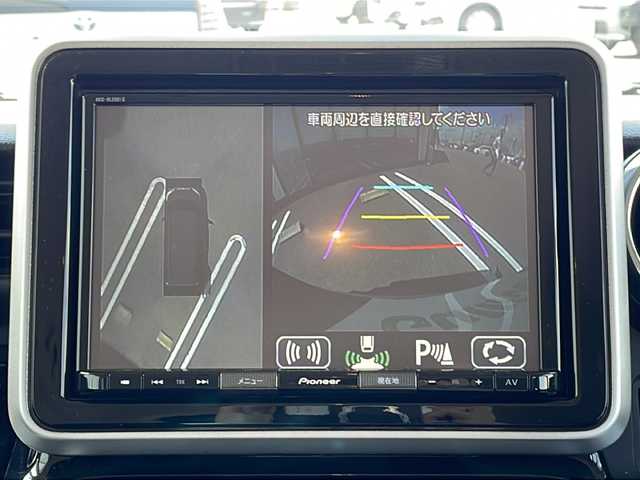 スズキ スペーシア カスタム HYBRID XS ターボ 岐阜県 2020(令2)年 2.3万km ブルーイッシュブラックパール3 純正ＳＤナビ　/全方位カメラ　/ＥＴＣ　/ドライブレコーダー　/クルーズコントロール/衝突軽減システム　/盗難防止装置　/横滑り防止装置　/アイドリングストップ　/コーナーセンサー　/ＬＥＤヘッドライト　/オートライト　/ターボ車　/スマートキー/プッシュスタート/スペアキー/純正15インチアルミホイール/純正フロアマット