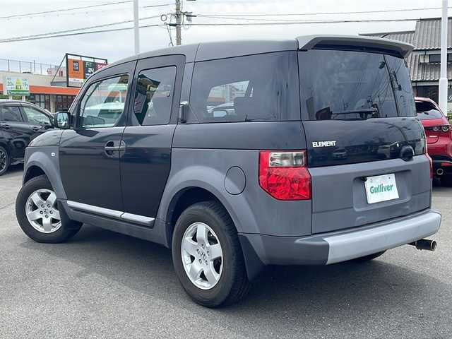 ホンダ エレメント 山口県 2004(平16)年 11.2万km 黒 PIONEERナビ/(CD/DVD/Bluetooth)/AM/FM/フルセグTV/前後ドラレコ/バックカメラ/革巻きステアリング/キーレス/スペアキー1本/電格ミラー/純正フロアマット/純正オーディオ