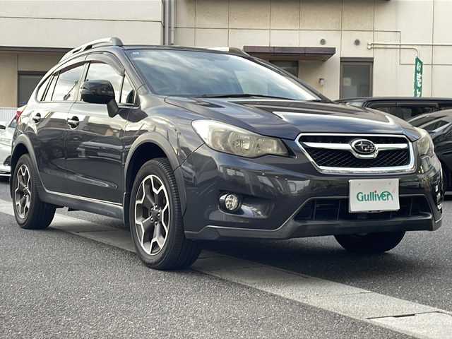 スバル インプレッサ ＸＶ 2．0i 岡山県 2013(平25)年 2.3万km ダークグレーメタリック 登録時走行距離22121キロ/社外メモリナビ/AM/FM/Bluetooth/TV/SD/AUX/アイドリングストップ/クルーズコントロール/バックカメラ/純正17インチAW/横滑り防止装置/オートライト/リモコンキー/ハロゲンライト/保証書、取説有