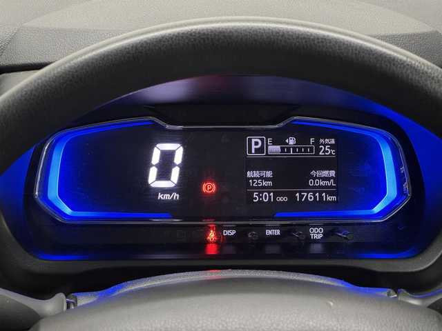 ダイハツ ミラ イース X SAⅢ 三重県 2018(平30)年 1.8万km スカイブルーメタリック ガソリン/FF/インパネCVT/7インチナビ CN-R330WD/（CD/DVD/TV/iPod/USB/MEMORY MUSIC/AM/FM/SD/VTR/HDMI）/バックカメラ/衝突回避支援システム　スマートアシスト3/・衝突回避支援ブレーキ機能/・衝突警報機能（対車両・対歩行者）/・誤発進抑制制御機能（前方・後方）/・車線逸脱警報機能/・コーナーセンサー（フロント2ヶ/リヤ2ヶ）/・オートハイビーム/装備/・LED ヘッドランプ/・マニュアルエアコン/・キーレスエントリー/・電動格納ドアミラー/・純正ホイールキャップ/・予備メカキーx1ヶ/など