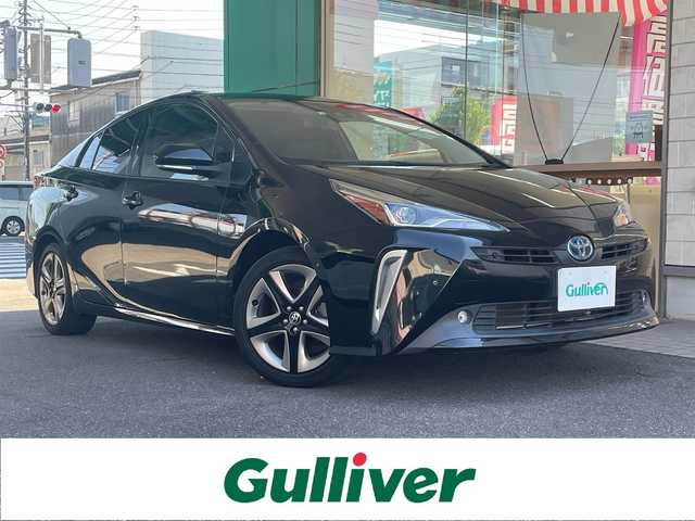 トヨタ プリウス A ツーリングセレクション 静岡県 2020(令2)年 3.3万km アティチュードブラックマイカ ワンオーナー/合皮シート/運転席パワーシート/前席シートヒーター/ALPINE9型ナビ〈X9NX〉/・DVD／Bluetooth／地デジTV/バックカメラ/ヘッドアップディスプレイ/TOYOTA SAFETY SENSE/・プリクラッシュセーフティ/・レーントレーシングアシスト/・オートマチックハイビーム/・レーダークルーズコントロール/・ロードサインアシスト/・先行車発進告知/ブラインドスポットモニター/インテリジェントソナー/シンプルインテリジェントパーキングアシスト/LEDヘッドライト/ビルトインETC/純正17インチAW/スマートキー