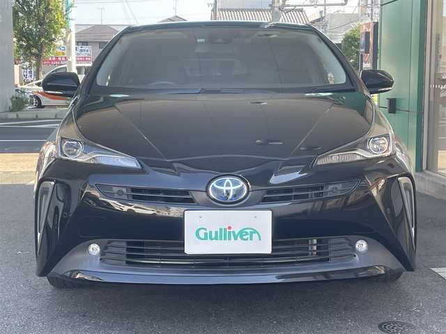 トヨタ プリウス A ツーリングセレクション 静岡県 2020(令2)年 3.3万km アティチュードブラックマイカ ワンオーナー/合皮シート/運転席パワーシート/前席シートヒーター/ALPINE9型ナビ〈X9NX〉/・DVD／Bluetooth／地デジTV/バックカメラ/ヘッドアップディスプレイ/TOYOTA SAFETY SENSE/・プリクラッシュセーフティ/・レーントレーシングアシスト/・オートマチックハイビーム/・レーダークルーズコントロール/・ロードサインアシスト/・先行車発進告知/ブラインドスポットモニター/インテリジェントソナー/シンプルインテリジェントパーキングアシスト/LEDヘッドライト/ビルトインETC/純正17インチAW/スマートキー