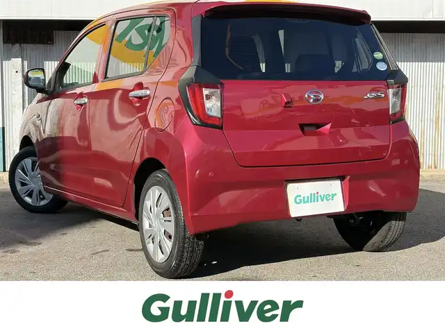 ダイハツ ミラ イース X SAⅢ 三重県 2017(平29)年 6.8万km マゼンタベリーマイカM スマートアシストIII/　・衝突警報機能(対車両・対歩行者)/　・衝突回避支援ブレーキ機能(対車両・対歩行者)/　・誤発進抑制機能(前方・後方)/　・車線逸脱警報機能/　・先行車発進お知らせ機能/　・オートハイビーム/純正ナビ/　・フルセグTV/　・Bluetooth/　・DVD再生/　・USB/　・SD/バックカメラ/キーレス/コーナーセンサー/ドラレコ/LEDヘッドライト/電動格納ミラー/ETC /アイドリングストップ/ラバーフロアマット/プライバシーガラス/ライトレベリング/横滑り防止機能