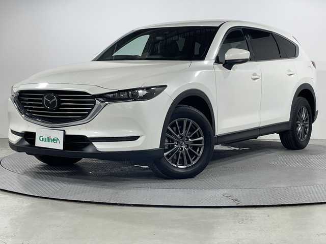 マツダ ＣＸ－８ XD 広島県 2018(平30)年 2.6万km スノーフレイクホワイトパールマイカ マツダコネクトナビ（DVD/Bluetooth/フルセグTV）/サイド/バックカメラ/レーダークルーズコントロール/スマートシティブレーキサポート/レーンキープアシスト/オートハイビーム/誤発進抑制/パーキングセンサー（フロント/リア）/ブラインドスポットモニター/リヤクロストラフィックアラート/電動パーキングブレーキ/オートブレーキホールド/LEDヘッドランプ/純正17インチAW/ETC