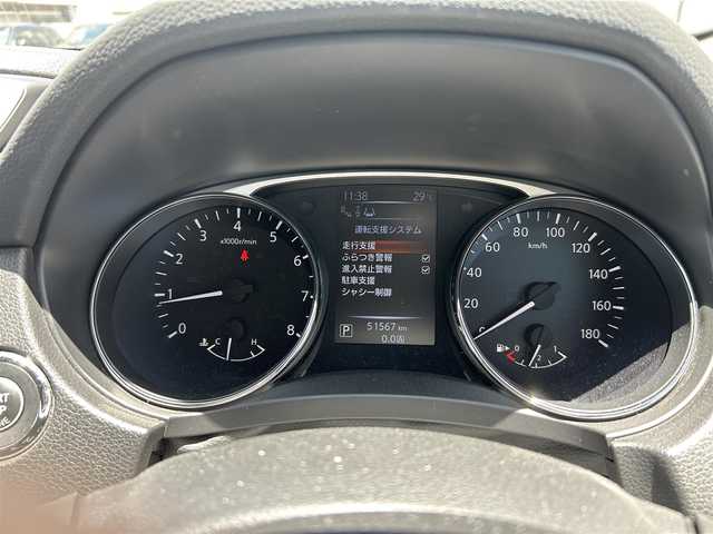 日産 エクストレイル 20X エマージェンシーブレーキ 岡山県 2016(平28)年 5.2万km ダイヤモンドブラック 登録時走行距離51567km/純正SDナビ/(AM/FM/DISC/BT/TV/USB/AUX)/エマージェンシーブレーキ/インテリジェントパーキングアシスト/アイドリングストップ/全方位カメラ/D＋Nシートヒーター/ビルトインETC/4WD/クルーズコントロール/プッシュスタート/スマートキー/スペアキー×1/電動格納ミラー/純正17インチアルミホイール