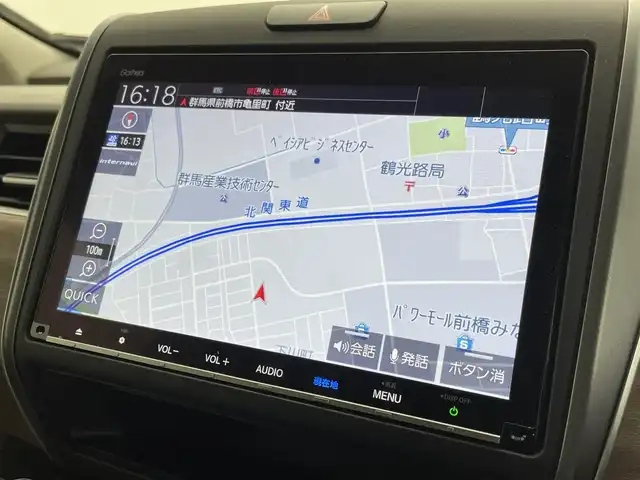 ホンダ フリード ハイブリット G ホンダセンシング 群馬県 2021(令3)年 4.6万km シーグラスブルーパール 純正９インチナビ　バックカメラ　両側パワースライドドア　レーダークルーズコントロール　ＬＥＤ　シートヒーター　ステアリングリモコン　コーナーセンサー　スマートキー　横滑り防止装置　ＥＴＣ　禁煙車