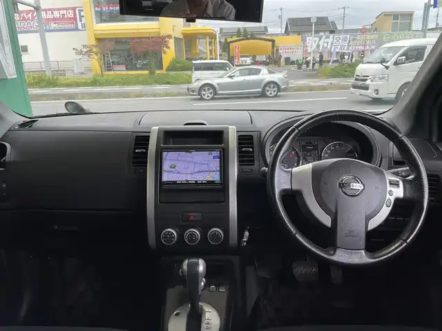 日産 エクストレイル 20Xtt 茨城県 2013(平25)年 9.1万km ダイヤモンドブラック 社外ナビ（AVN-G01）/オートスピードコントロール/オートライト/フロントフォグランプ/プライバシーガラス/純正アルミホイール/ETC車載器/ルーフレール/インテリジェントキー/新車時保証書