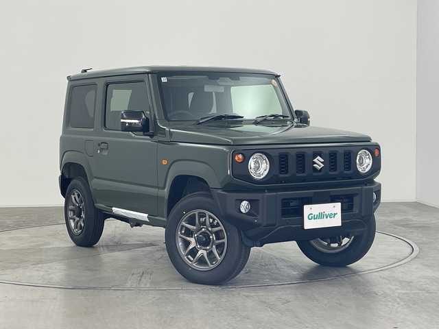 スズキ ジムニー XC 群馬県 2025(令7)年 0.1千km ジャングルグリーン 届出済未使用車　４ＷＤターボ　追従クルーズコントロール　シートヒーター　衝突被害軽減システム　レーンキープアシスト　ＬＥＤヘッドライト　オートマチックハイビーム　フォグライト　スマートキー　禁煙車