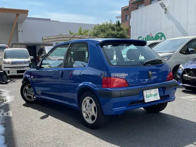 プジョー １０６ S16 東京都 2001(平13)年 7.1万km 青 CDオーディオ/ハーフレザー/アルミホイール純正/ハロゲンライト/ETC/スペアキー(1本)/保証書＆取扱説明書