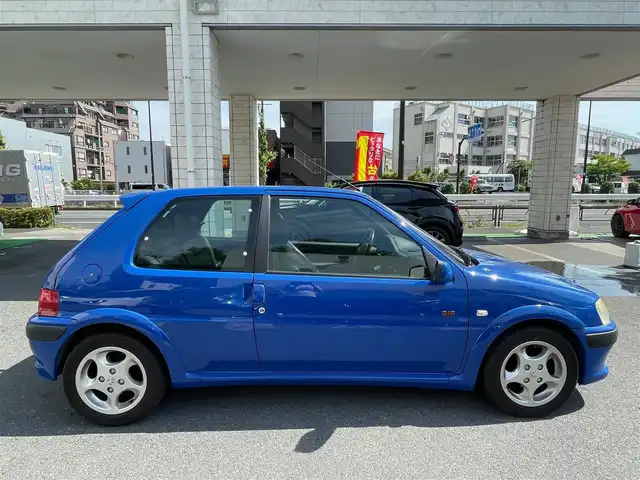 プジョー １０６ S16 東京都 2001(平13)年 7.1万km 青 CDオーディオ/ハーフレザー/アルミホイール純正/ハロゲンライト/ETC/スペアキー(1本)/保証書＆取扱説明書