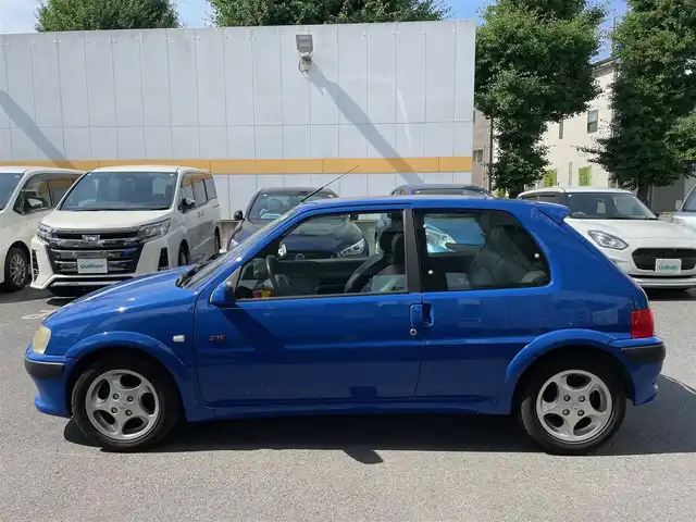 プジョー １０６ S16 東京都 2001(平13)年 7.1万km 青 CDオーディオ/ハーフレザー/アルミホイール純正/ハロゲンライト/ETC/スペアキー(1本)/保証書＆取扱説明書
