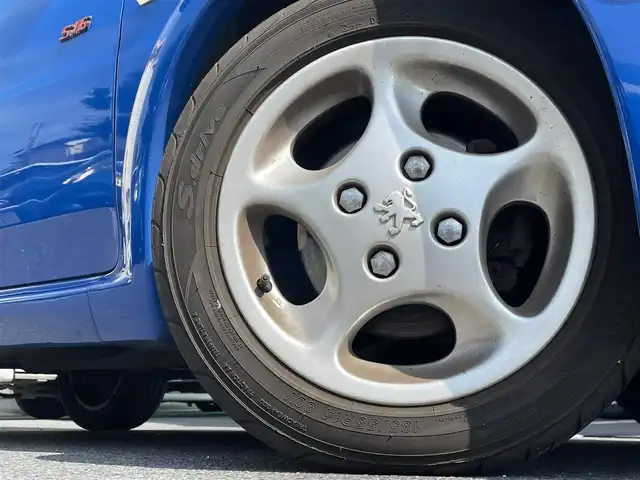 プジョー １０６ S16 東京都 2001(平13)年 7.1万km 青 CDオーディオ/ハーフレザー/アルミホイール純正/ハロゲンライト/ETC/スペアキー(1本)/保証書＆取扱説明書
