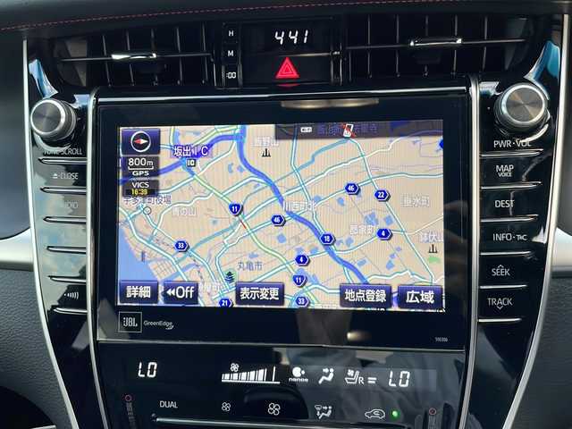 トヨタ ハリアー プログレス メタル&レザーP 香川県 2017(平29)年 5.8万km ホワイトパールクリスタルシャイン 高精細9.2型TFTワイドタッチディスプレイ/JBLサウンド/CD／DVD再生機能/フルセグテレビ/パノラミックビューモニター/電動リアゲート/ドライブレコーダー/パワーシート/シートヒーター/エアシート/純性エアロ（フロント／サイド／リア）/前後コーナーセンサー/オートマチックハイビーム/LEDヘッドライト/ETC