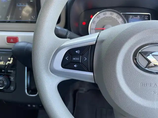 ダイハツ ミラ トコット G SA Ⅲ 滋賀県 2022(令4)年 3.2万km セラミックグリーンM 社外6.8インチディスプレイオーディオ/【Bluetooth/CD/DVD/USB】/クリアランスソナー/衝突被害軽減ブレーキ/LEDヘッドライト/オートマチックハイビーム/D/Nシートヒーター/ETC/プッシュスタート/スマートキー