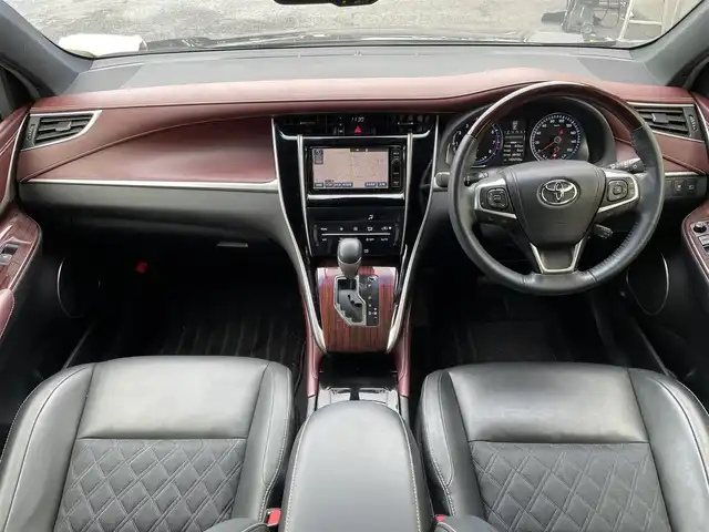 トヨタ ハリアー プレミアム 茨城県 2015(平27)年 10.8万km スパークリングブラックパールクリスタルシャイン 前後ドラレコ　DRV-MR450/ 純正ナビ　NSZN-W6４T/ CD/DVD/Bt/フルセグ/ バックカメラ/ アイドリングストップ/ クルーズコントロール/ プッシュスタート/ パワーバックドア/ ETC/ モデリスタ/ 純正アルミホイール/ D席Pシート/ フォグランプ