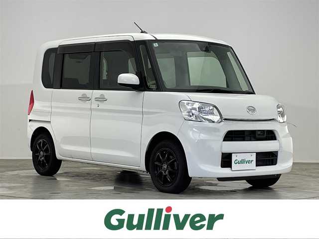 ダイハツ タント L SAⅡ 滋賀県 2016(平28)年 2.4万km ホワイト 禁煙車/純正7型ナビ/CD/DVD/Bluetooth/フルセグTV/バックカメラ/前後ドラレコ/両側スライドドア/衝突軽減ブレーキ/ハロゲンライト