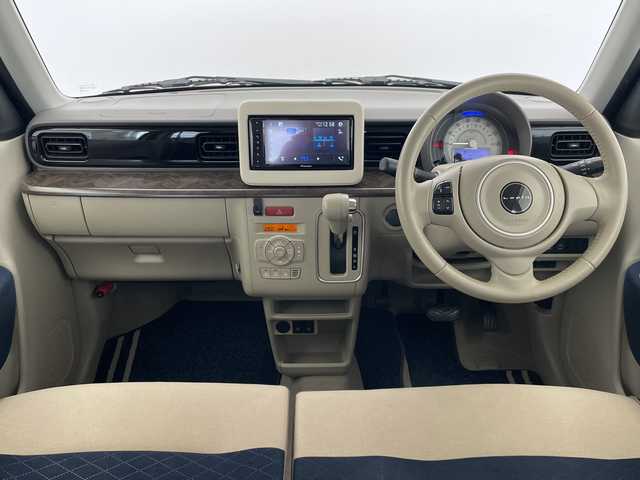 スズキ ラパン モード 愛知県 2019(令1)年 5.2万km 茶 ディスプレイオーディオ　ナビ機能なし/シートヒーター/コーナーセンサー/HIDヘッドライト/オートマチックハイビーム/ドライブレコーダー/ETC/衝突軽減システム/Bluetooth/ステアリングスイッチ/スマートキー/プッシュスタート