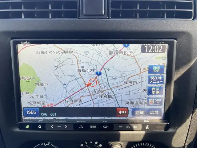 スズキ ジムニー クロスアドベンチャー XC 静岡県 2012(平24)年 5.3万km パールホワイト 社外ナビ/（AM/FM/CD/DVD）/ワンセグTV/リモコンキー/レザーシート/運転席シートヒーター/４WD/純正16インチアルミホイール/純正16インチアルミホイール付きスタッドレスタイヤ積込/純正フロアマット/背面タイヤ/取扱説明書/保証書