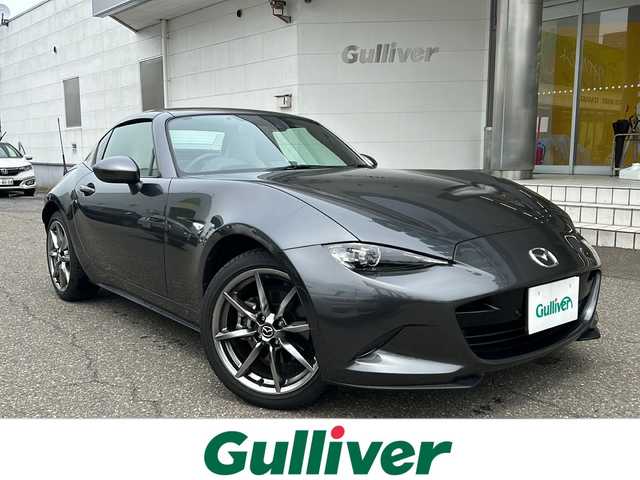 マツダ ロードスター ＲＦ VS ホワイトセレクション 福井県 2022(令4)年 0.7万km マシーングレープレミアムM ワンオーナー/保証書/取扱説明書/フルレザーシート（ホワイト）/シートヒーター/スマートキー/プッシュスタート/クルーズコントロール/パドルシフト/ステアリングスイッチ/LEDヘッドライト/オートライト/ドライブレコーダー/コーナーセンサー/純正フロアマット