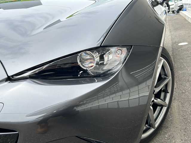 マツダ ロードスター ＲＦ VS ホワイトセレクション 福井県 2022(令4)年 0.7万km マシーングレープレミアムM ワンオーナー/保証書/取扱説明書/フルレザーシート（ホワイト）/シートヒーター/スマートキー/プッシュスタート/クルーズコントロール/パドルシフト/ステアリングスイッチ/LEDヘッドライト/オートライト/ドライブレコーダー/コーナーセンサー/純正フロアマット