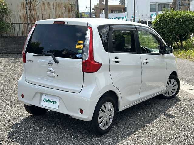 日産 デイズ X 愛知県 2014(平26)年 4.6万km ホワイトパール /禁煙車//純正ナビ・フルセグTV/　(MC314D-W)//CD.DVD.BT.AUX.USB//全方位カメラ/ETC//ドライブレコーダー//電動格納ミラーウインカー//プッシュスタート//ドアバイザー//フロアマット//アイドリングストップ//取扱説明書//スペアキー