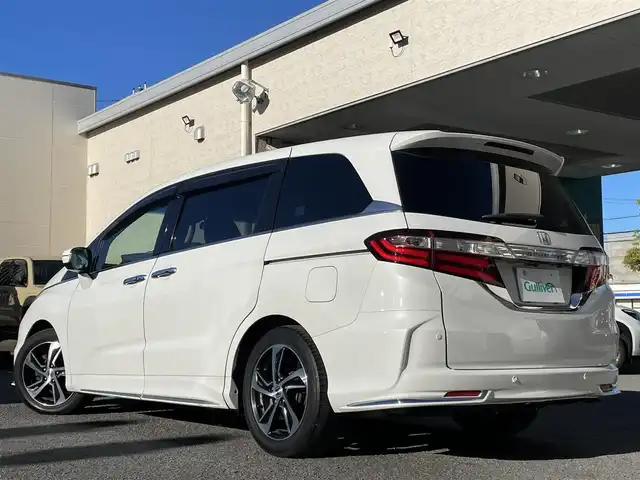 ホンダ オデッセイ アブソルート 和歌山県 2013(平25)年 7.2万km ホワイトオーキッドパール 純正ナビ（フルセグTV/CD/DVD/Bluetooth/HDMI）/両側パワースライドドア/バックカメラ/ETC/ALPINE製後席モニター/クルーズコントロール/CTBA（シティブレーキアクティブシステム）/コーナーセンサー/スマートキー×２/純正フロアマット/純正ドアバイザー/取扱説明書/保証書