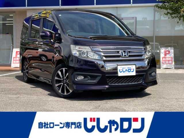 ホンダ ステップワゴン スパーダ Z クールスピリット 静岡県 2012(平24)年 10.3万km プレミアムコスミックバイオレットパール (株)IDOMが運営する【じしゃロン焼津店】の自社ローン専用車両になります。こちらは現金またはオートローンご利用時の価格です。自社ローンご希望の方は別途その旨お申付け下さい　/社外ＳＤナビ/(フルセグＴＶ/Ｂｌｕｅｔｏｏｔｈ接続/ＣＤ/ＤＶＤ/ミュージックサーバー//フリップダウンモニター/両側パワースライドドア/バックカメラ/ＥＴＣ/ＨＩＤヘッドライト/オートライト
