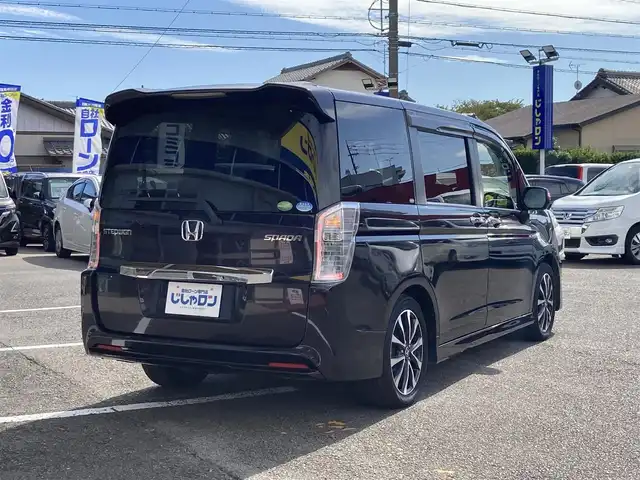 ホンダ ステップワゴン スパーダ Z クールスピリット 静岡県 2012(平24)年 10.3万km プレミアムコスミックバイオレットパール (株)IDOMが運営する【じしゃロン焼津店】の自社ローン専用車両になります。こちらは現金またはオートローンご利用時の価格です。自社ローンご希望の方は別途その旨お申付け下さい　/社外ＳＤナビ/(フルセグＴＶ/Ｂｌｕｅｔｏｏｔｈ接続/ＣＤ/ＤＶＤ/ミュージックサーバー//フリップダウンモニター/両側パワースライドドア/バックカメラ/ＥＴＣ/ＨＩＤヘッドライト/オートライト