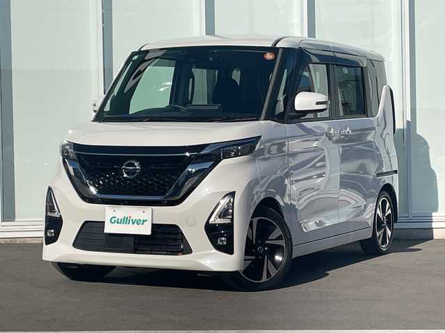 日産 ルークス HWS Gターボ プロパイロットED 神奈川県 2021(令3)年 4.7万km プレミアムサンシャインオレンジメタリック/シルキーホワイト 純正SDナビ/Bluetooth/CD/DVD/追従走行付きクルーズコントロール/全周囲カメラ/前後コーナーセンサー/ドライブレコーダー/ETC/衝突被害軽減システム/レーンキープアシスト/横滑り防止装置/盗難防止装置/オートライト/オートマチックハイビーム/電動サイドブレーキ/ABS
