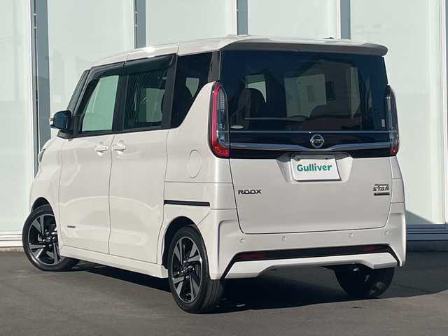 日産 ルークス HWS Gターボ プロパイロットED 神奈川県 2021(令3)年 4.7万km プレミアムサンシャインオレンジメタリック/シルキーホワイト 純正SDナビ/Bluetooth/CD/DVD/追従走行付きクルーズコントロール/全周囲カメラ/前後コーナーセンサー/ドライブレコーダー/ETC/衝突被害軽減システム/レーンキープアシスト/横滑り防止装置/盗難防止装置/オートライト/オートマチックハイビーム/電動サイドブレーキ/ABS