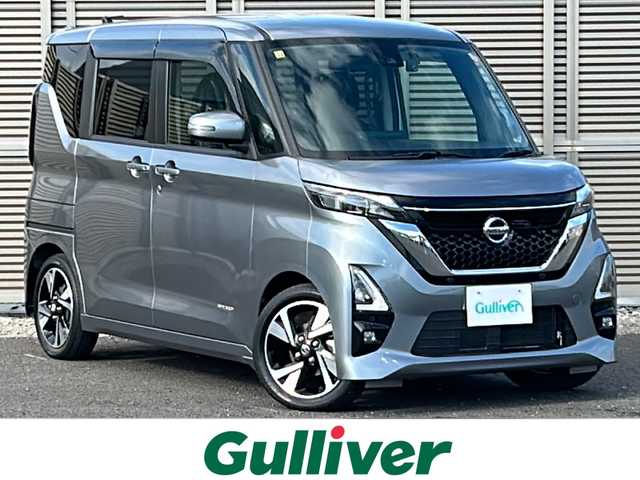 日産 ルークス HWS Gターボ プロパイロットED 千葉県 2020(令2)年 4.1万km チタニウムグレーメタリック ワンオーナー/社外ナビ/ワンセグＴＶ/ETC/全方位カメラ/ドライブレコーダー/エマージェンシーブレーキ/踏み間違い衝突防止アシスト/プロパイロット/両側パワースライドドア/プッシュスタート/オートライト/スマートキー/LEDヘッドライト/純正フロアマット/純正アルミホイール