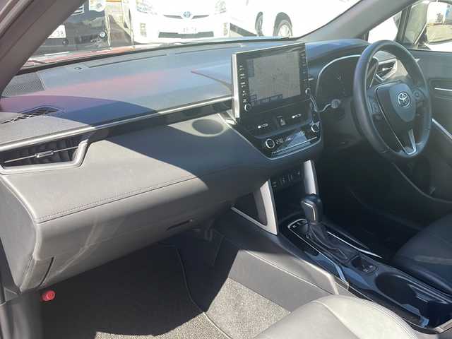 トヨタ カローラ クロス ハイブリッド Z 愛知県 2022(令4)年 2.9万km アバンギャルドブロンズメタリック 4WD/OP寒冷地仕様/ワンオーナー/OP純正9インチDオーディオナビ/OPパノラミックビューモニター/ハーフレザーシート/運転席パワーシート/前席シートヒーター/ステアリングヒーター/パワーバックドア/セーフティセンス/プリクラッシュセーフティ/レーントレーシングアシスト/レーダークルーズコントロール/オートマチックハイビーム/OPブラインドスポットモニター/ビルトインETC/社外ドライブレコーダー/LEDヘッドライト/LEDフォグランプ/LEDリアフォグランプ/ルーフレール/純正18インチアルミ夏タイヤ