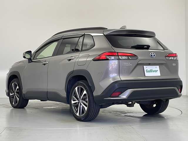 トヨタ カローラ クロス ハイブリッド Z 愛知県 2022(令4)年 2.9万km アバンギャルドブロンズメタリック 4WD/OP寒冷地仕様/ワンオーナー/OP純正9インチDオーディオナビ/OPパノラミックビューモニター/ハーフレザーシート/運転席パワーシート/前席シートヒーター/ステアリングヒーター/パワーバックドア/セーフティセンス/プリクラッシュセーフティ/レーントレーシングアシスト/レーダークルーズコントロール/オートマチックハイビーム/OPブラインドスポットモニター/ビルトインETC/社外ドライブレコーダー/LEDヘッドライト/LEDフォグランプ/LEDリアフォグランプ/ルーフレール/純正18インチアルミ夏タイヤ