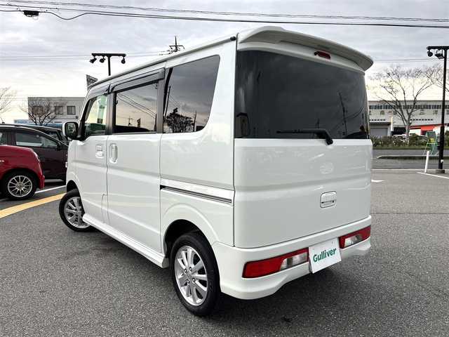 スズキ エブリィ ワゴン PZターボ 鳥取県 2018(平30)年 10.8万km パールホワイト ４WD　ターボ車/社外ナビ/フルセグ/DVD/CD/BT/USB/バックカメラ・ETC/ドライブレコーダー/レーダーブレーキサポート/キセノンヘットライト/片側パワースライドドア/運転席シートヒーター/純正14インチアルミホイール/プッシュエンジンスタート/フォグライト/フロアマット/ドアバイザー/保証書・取扱説明書/スペアキー