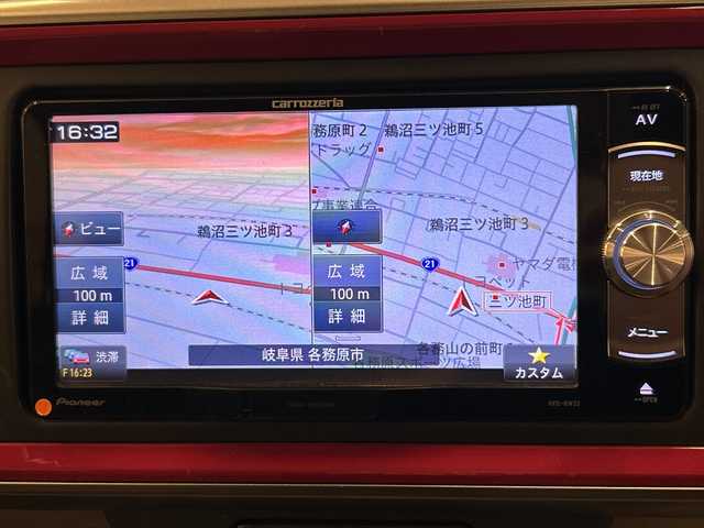 ダイハツ ブーン シルク SAⅡ 岐阜県 2016(平28)年 5.7万km ライムグリーンメタリック 純正ナビ7インチ/プッシュスタート/取扱説明書/アイドリングストップ/スマートキー/バックモニター/前方ドラレコ/レーンキープアシスト/キセノンヘッドライト/衝突軽減システム/コーナーセンサー前後