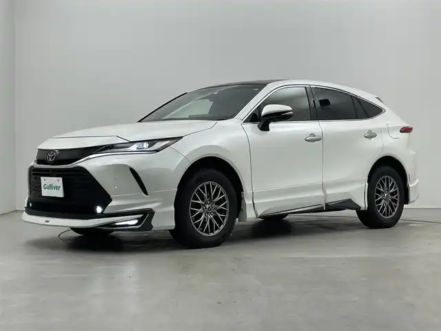 トヨタ ハリアー Z レザーパッケージ 埼玉県 2021(令3)年 5.3万km ホワイトパールクリスタルシャイン モデリスタエアロ　ガラス調光ルーフ　メーカーナビ　ＪＢＬサウンド　ＨＵＤ　ＢＳＭ　シートヒーター　ベンチレーション　デジタルインナーミラー　パノラミックビューモニター　セーフティセンス