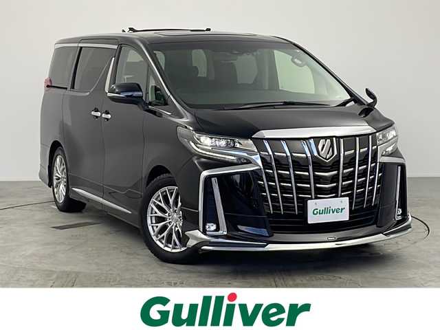 トヨタ アルファード S Cパッケージ 愛知県 2020(令2)年 7.2万km ブラック /禁煙車//モデリスタエアロ//アルパイン車種専用ナビ(EX11V)//アルパインフリップダウンモニター(RXH12X-L)//フルセグTV//ETC//バックカメラ//前方ドライブレコーダー(DRT-C68A)//ツインムーンルーフ(フロントチルト&リヤ電動スライド)//トヨタセーフティセンス//プリクラッシュセーフティ//レーントレーシングアシスト//レーダークルーズコントロール//ロードサインアシスト//アダプティブハイビームシステム//発進遅れ告知//インテリジェントクリアランスソナー//パーキングサポートブレーキ//スーパーUV&IRカットガラス//3眼LEDヘッドライト//オートライト//LEDフォグランプ//両側ワンタッチパワースライドドア//合皮+メタルウッド+スパッタリング内装//合皮シート//前席パワーシート(快適温熱+ベンチレーション付)//運転席ポジションメモリー//2列目エグゼクティブパワーシート//2列目パワーオットマン//本革コンビステア//ステアスイッチ//ステアヒーター//プッシュスタート//電動格納ミラーウィンカー//電子パーキングブレーキ//ブレーキホールド//イモビライザー//新車保証書・取扱説明書