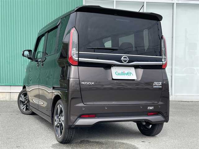 日産 ルークス HWS Gターボ プロパイロットED 福岡県 2022(令4)年 1.3万km アッシュブラウンM 360°セーフティサポート/アラウンドビューカメラ/コーナーセンサー/ドラレコ/クルコン/BT/CD/USB/フルセグTV/SDナビ/純正フロアマット/純正アルミホイール/プッシュスタート/スマートキー/LEDヘッド/ビルトインETC/両側パワースライド