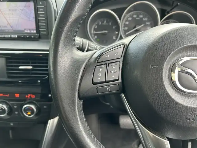 マツダ ＣＸ－５ 20S 三重県 2013(平25)年 6.6万km クリスタルホワイトパールマイカ 登録時65554km/ワンオーナー/社外ナビ(FM/AM/CD/DVD/Bluetooth/フルセグTV)/バックカメラ/ETC/禁煙車/TCS/RVM/i-stop/AFS/クルーズコントロール/社外フロアマット/スペアキー1本/AUTOライト(LED)/フォグランプ(LED)/12V120W/プッシュスタート/電格ミラー