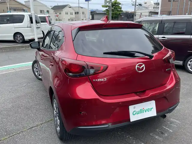 マツダ マツダ２ 15S スマートエディション 静岡県 2020(令2)年 2.2万km ソウルレッドクリスタルM ワンオーナー/スマートキー×２/プッシュスタート/純正ナビ/　BTオーディオ/全方位カメラ/ドライブレコーダー/コーナーセンサー/LEDヘッドライト