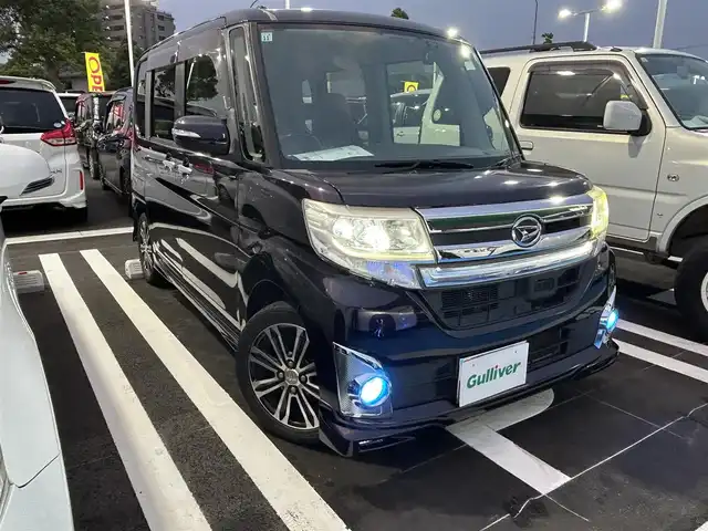 ダイハツ タント カスタム RS SA 愛知県 2013(平25)年 13.4万km ナイトシャドーパープルクリスタルM SDナビ/・地デジ/・Bluetooth/・CD/・DVD/両側パワースライドドア/バックカメラ/ETC/フォグランプ/オートライト/LEDヘッドライト/ドライブレコーダー