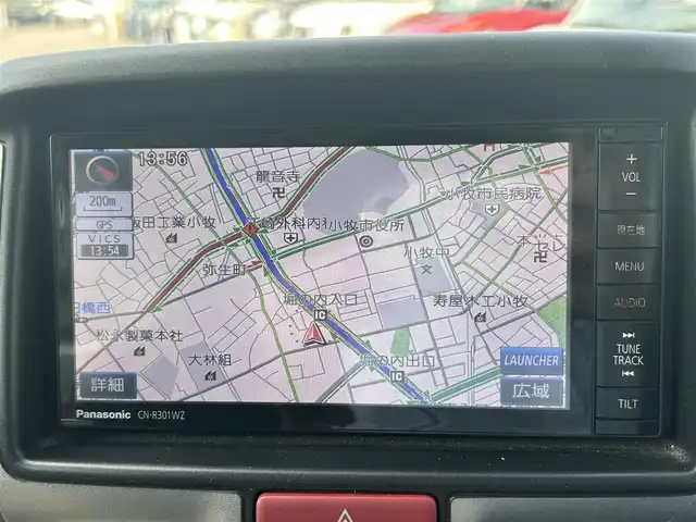 スズキ エブリィ ワゴン PZターボ 愛知県 2015(平27)年 5.5万km ブルーイッシュブラックパール3 ワンオーナー/SDナビ/（BT/SD/CD/DVD/AM/FM)/ETC/助手席側パワースライドドア/純正14インチAW/運転席シートヒーター/ステアリングスィッチ/フォグランプ/シートカバー/ドアバイザー/フロアマット/スマートキー/スペアキー